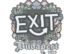 Sticker | exit | Budapest 2025