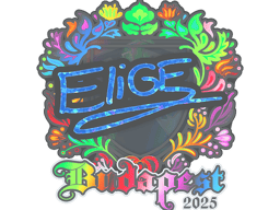 Sticker | EliGE (Holo) | Budapest 2025