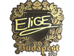 Sticker | EliGE (Gold) | Budapest 2025