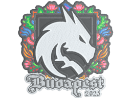 Sticker | Team Spirit (Embroidered) | Budapest 2025