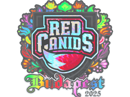 Sticker | RED Canids (Holo) | Budapest 2025