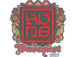 Sticker | The Huns | Budapest 2025