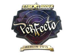 Naklejka | Perfecto (złota) | Berlin 2019