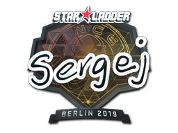 Naklejka | sergej (foliowana) | Berlin 2019