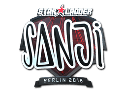 Naklejka | SANJI (foliowana) | Berlin 2019