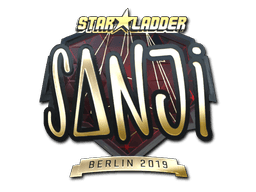 Naklejka | SANJI (złota) | Berlin 2019