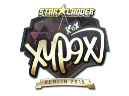Naklejka | Xyp9x (złota) | Berlin 2019
