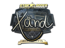 Naklejka | xand (złota) | Berlin 2019