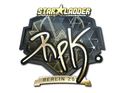 Naklejka | RpK (złota) | Berlin 2019