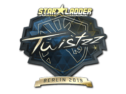 Naklejka | Twistzz (złota) | Berlin 2019