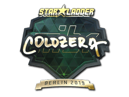 Naklejka | coldzera (złota) | Berlin 2019