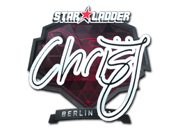 Naklejka | chrisJ (foliowana) | Berlin 2019