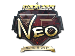 Naklejka | NEO (złota) | Berlin 2019