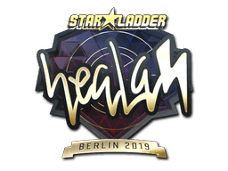 Naklejka | neaLaN (złota) | Berlin 2019