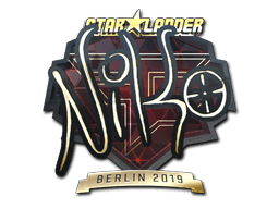 Naklejka | NiKo (złota) | Berlin 2019