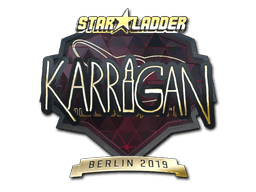Naklejka | karrigan (złota) | Berlin 2019
