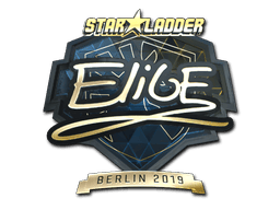 Naklejka | EliGE (złota) | Berlin 2019
