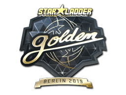 Naklejka | Golden (złota) | Berlin 2019