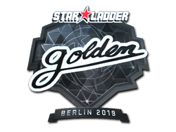 Naklejka | Golden (foliowana) | Berlin 2019