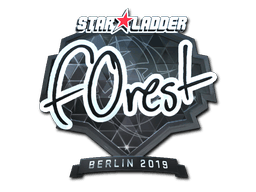 Naklejka | f0rest (foliowana) | Berlin 2019