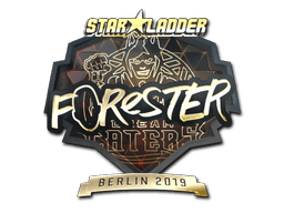 Naklejka | Forester (złota) | Berlin 2019
