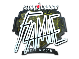 Naklejka | flamie (foliowana) | Berlin 2019
