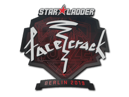 Naklejka | facecrack | Berlin 2019