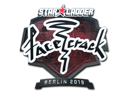 Naklejka | facecrack (foliowana) | Berlin 2019