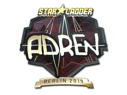 Naklejka | AdreN (złota) | Berlin 2019