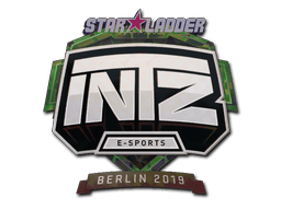 Naklejka | INTZ E-SPORTS CLUB (holograficzna) | Berlin 2019