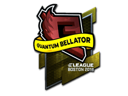 Naklejka | Quantum Bellator Fire (foliowana) | Boston 2018