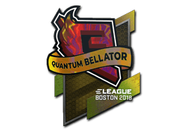 Naklejka | Quantum Bellator Fire (holograficzna) | Boston 2018