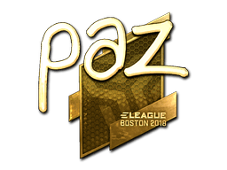 Naklejka | paz (złota) | Boston 2018