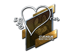 Naklejka | seang@res (foliowana) | Boston 2018