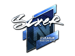 Naklejka | SIXER (foliowana) | Boston 2018