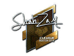 Naklejka | ShahZaM (foliowana) | Boston 2018