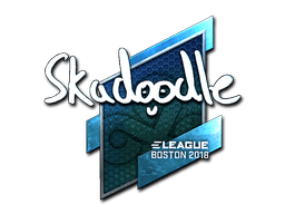 Naklejka | Skadoodle (foliowana) | Boston 2018