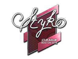 Naklejka | STYKO | Boston 2018