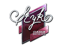 Naklejka | STYKO (foliowana) | Boston 2018