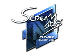 Naklejka | ScreaM (foliowana) | Boston 2018