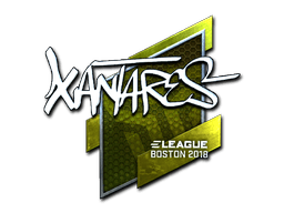 Naklejka | XANTARES (foliowana) | Boston 2018
