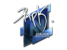 Naklejka | RpK (foliowana) | Boston 2018