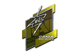 Naklejka | Zeus | Boston 2018