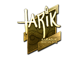 Naklejka | tarik (złota) | Boston 2018