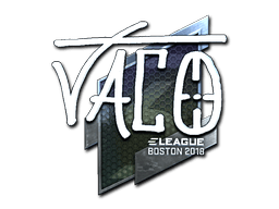 Naklejka | TACO (foliowana) | Boston 2018