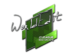 Naklejka | WorldEdit | Boston 2018
