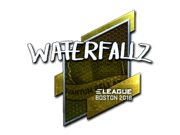 Naklejka | waterfaLLZ (foliowana) | Boston 2018
