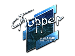 Naklejka | chopper (foliowana) | Boston 2018