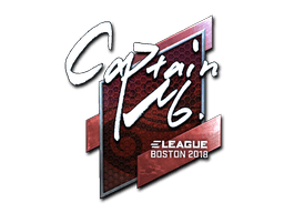 Naklejka | captainMo (foliowana) | Boston 2018