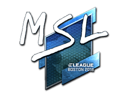 Naklejka | MSL (foliowana) | Boston 2018